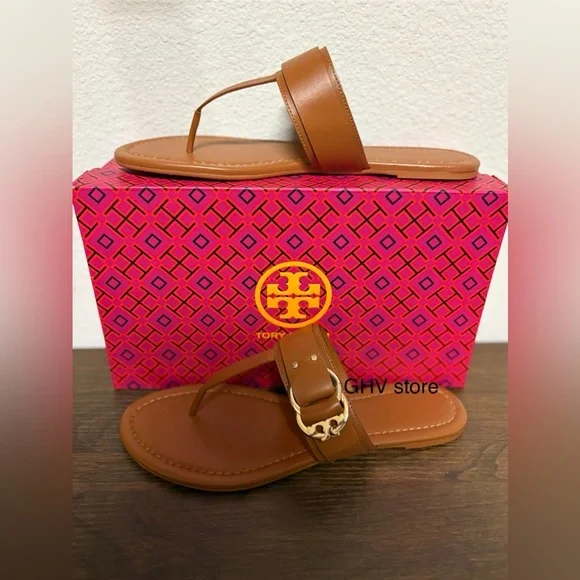 Tory Burch selby thong Leather Sandals